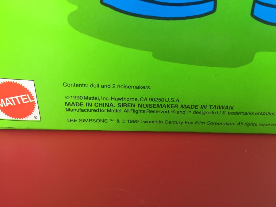 Large The Simpsons Vinyl Dolls Bart Simpson And Lisa Simpson New In Box Mattel 1990 [Photo 10]