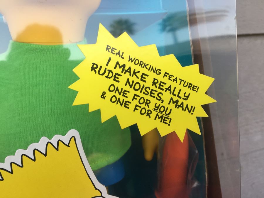 Large The Simpsons Vinyl Dolls Bart Simpson And Lisa Simpson New In Box Mattel 1990 [Photo 7]