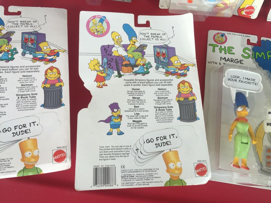 simpsons mattel 1990