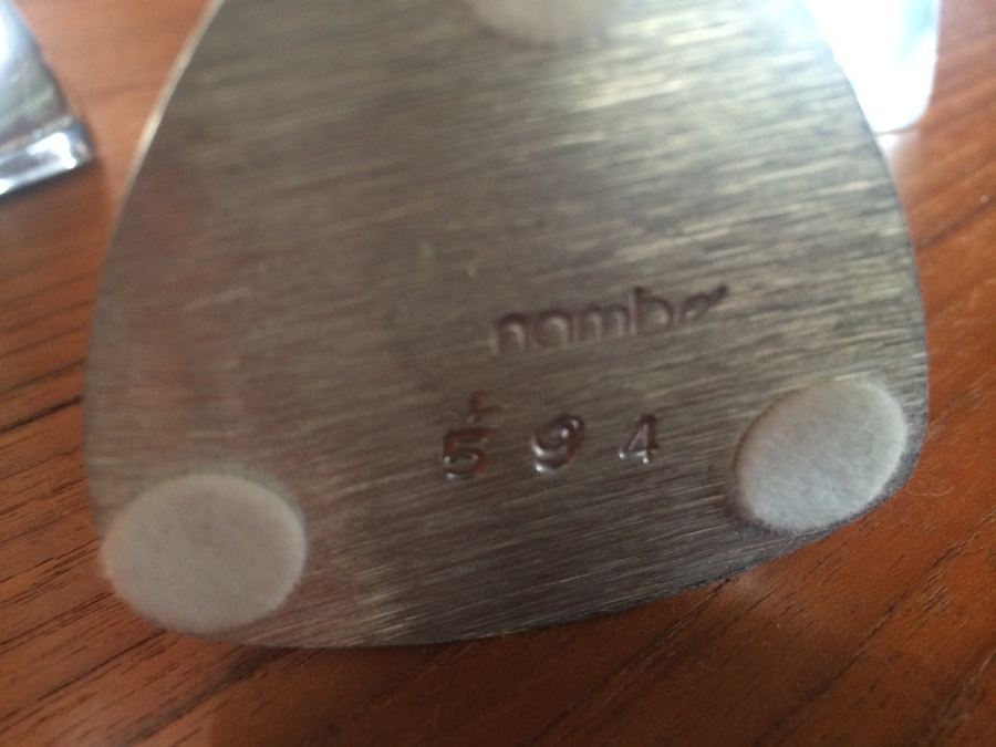 (3) Nambe Tri-Corner Candleholders [Photo 5]