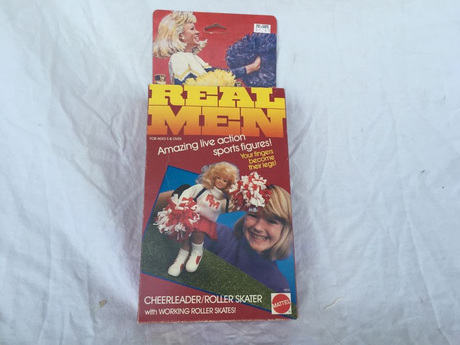 REAL MEN Cheerleader / Roller Skater Mattel New In Box 1986 [Photo 1]