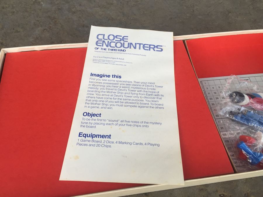 Close Encounters Of The Third Kind Parker Brothers Board Game New In Box [Photo 3]
