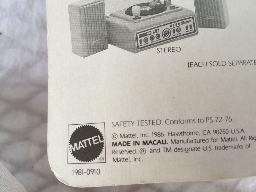 Barbie Accessories Mattel New On Card [Photo 7]