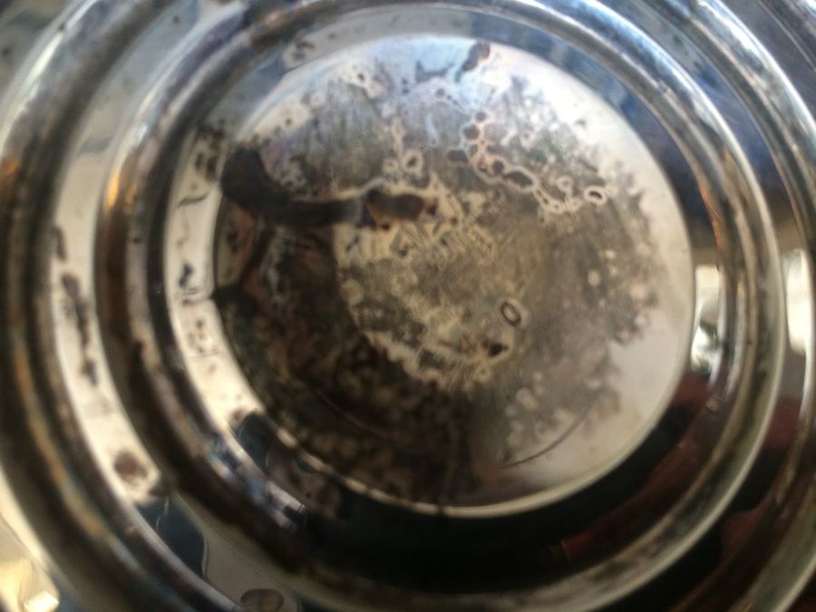 Sterling Candlesticks Reinforced with Cement [Photo 6]