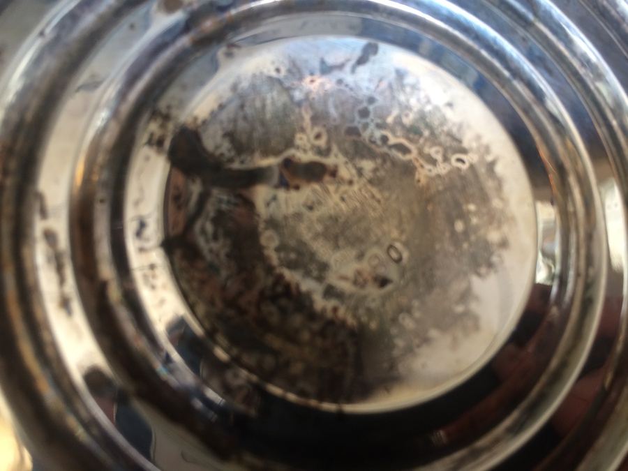 Sterling Candlesticks Reinforced with Cement [Photo 7]