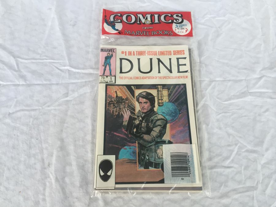 Vintage 1985 Marvel DUNE Comics 3-Pack New Sealed [Photo 1]