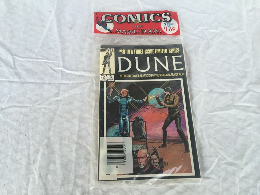 Vintage 1985 Marvel DUNE Comics 3-Pack New Sealed [Photo 5]