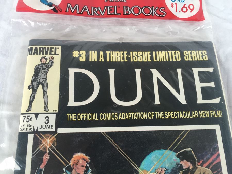 Vintage 1985 Marvel DUNE Comics 3-Pack New Sealed [Photo 6]