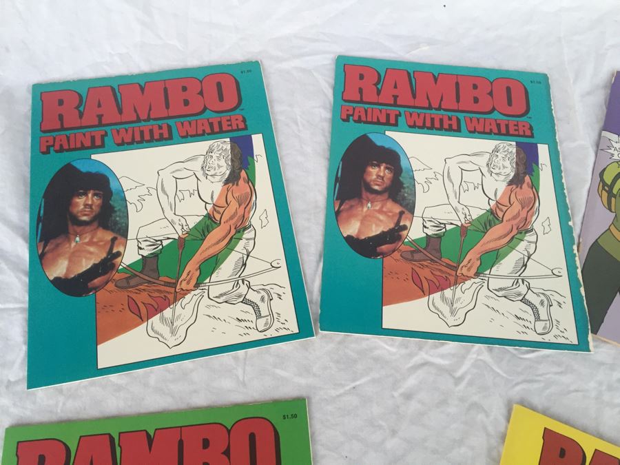 Lot Of RAMBO Activity Coloring Books [Photo 4]