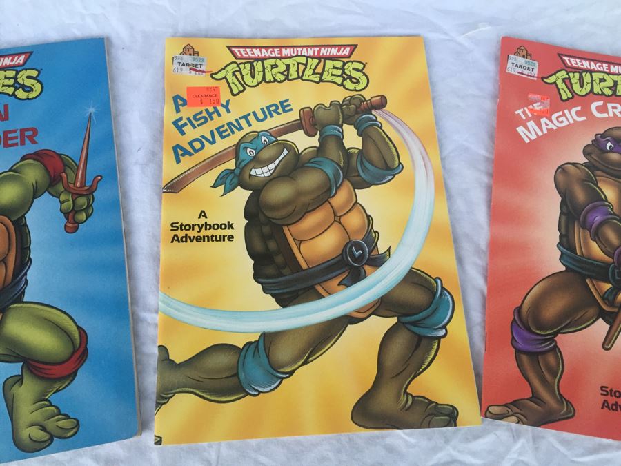 Teenage Mutant Ninja Turtles Books Vintage 1990 Mirage Studios [Photo 3]