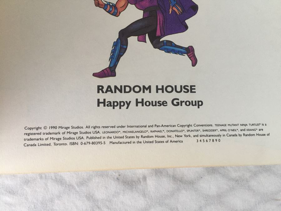 Teenage Mutant Ninja Turtles Books Vintage 1990 Mirage Studios [Photo 7]