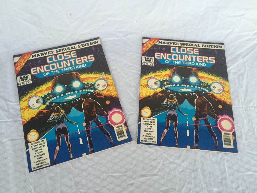 Close Encounters Of The Third Kind Whitman Large Comic Books Vintage 1978 [Photo 1]