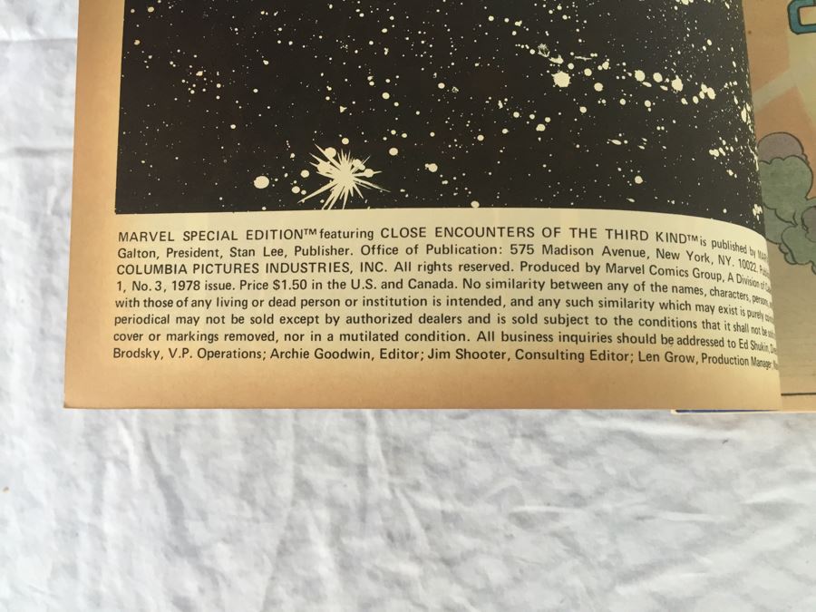 Close Encounters Of The Third Kind Whitman Large Comic Books Vintage 1978 [Photo 4]