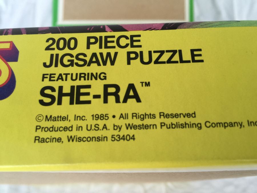 HE-MAN And SHE-RA Jigsaw Puzzles New In Box Mattel Vintage 1985 [Photo 3]