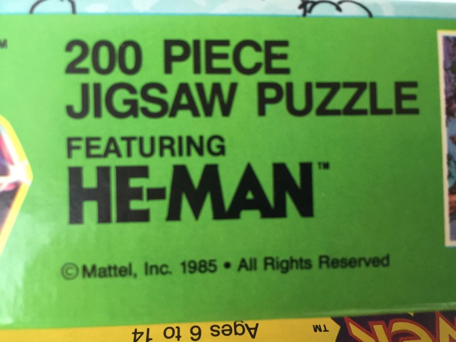 HE-MAN And SHE-RA Jigsaw Puzzles New In Box Mattel Vintage 1985 [Photo 2]