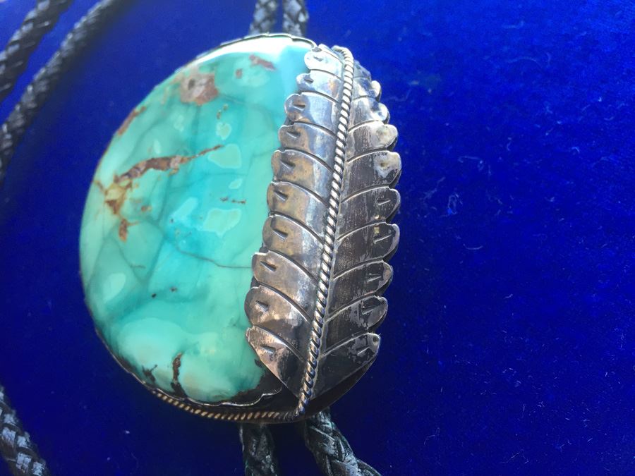 Huge Turquoise Bolo Wt:108.4g [Photo 4]