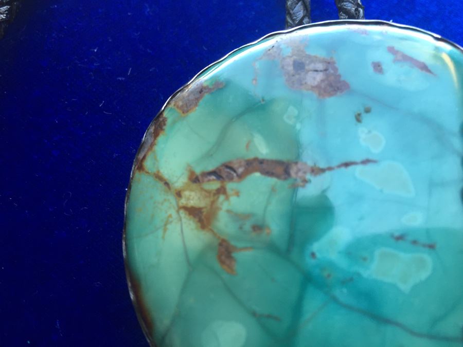 Huge Turquoise Bolo Wt:108.4g [Photo 5]