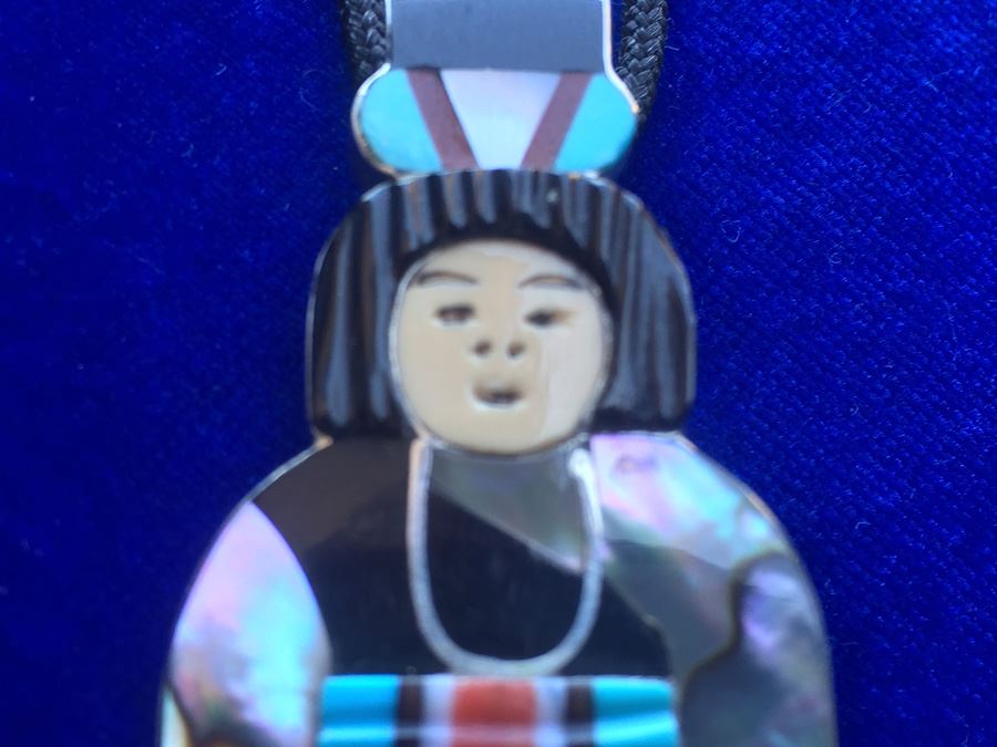 Madeline Beyuka Sterling Silver Zuni Wt: 15.9g [Photo 6]