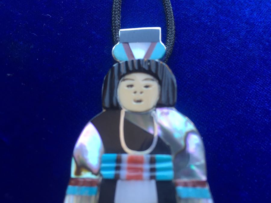 Madeline Beyuka Sterling Silver Zuni Wt: 15.9g [Photo 4]