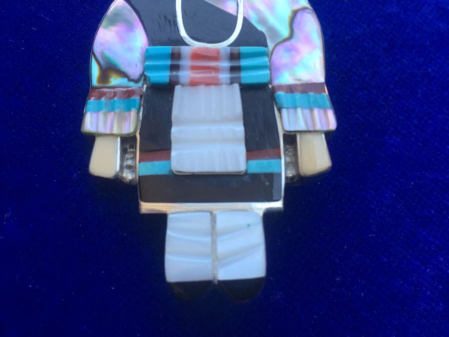 Madeline Beyuka Sterling Silver Zuni Wt: 15.9g [Photo 8]
