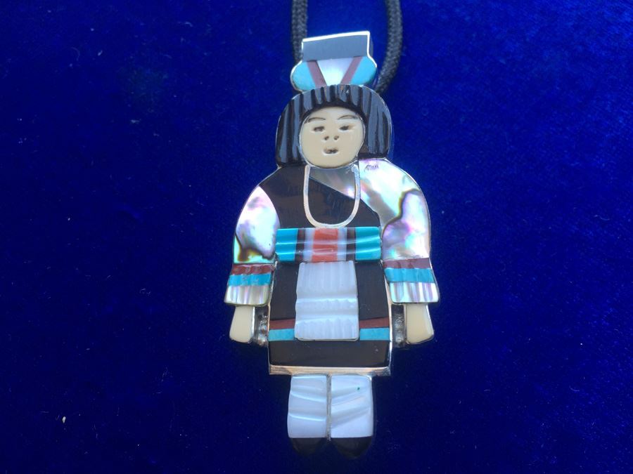 Madeline Beyuka Sterling Silver Zuni Wt: 15.9g [Photo 2]