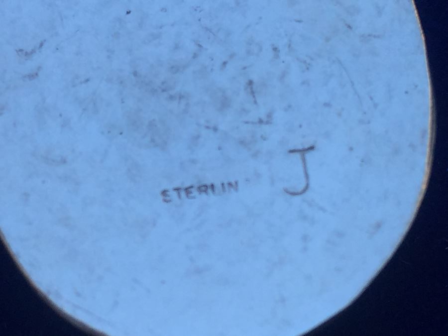 Sterling Silver Onyx Stone Necklace Wt: 10.5g [Photo 3]