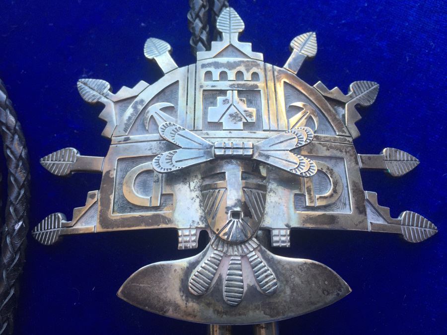 Saufkie Sterling Silver Hopi Bolo Wt:68.4g [Photo 5]