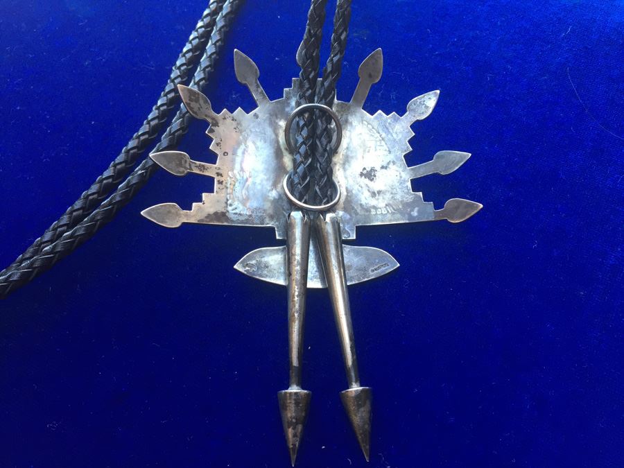 Saufkie Sterling Silver Hopi Bolo Wt:68.4g [Photo 8]