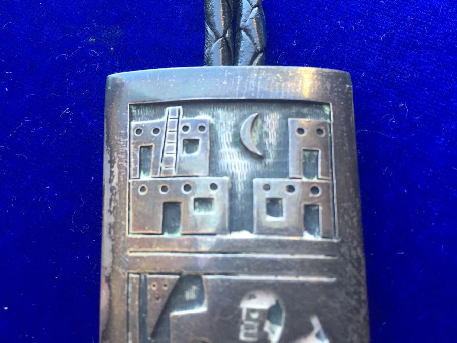 Native American Silver Bolo Wt:57.4g [Photo 5]