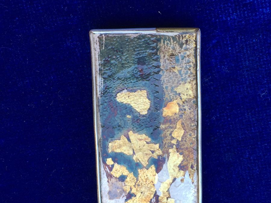 Sterling Silver Barrett 24k Gold Flakes Wt:15g [Photo 5]