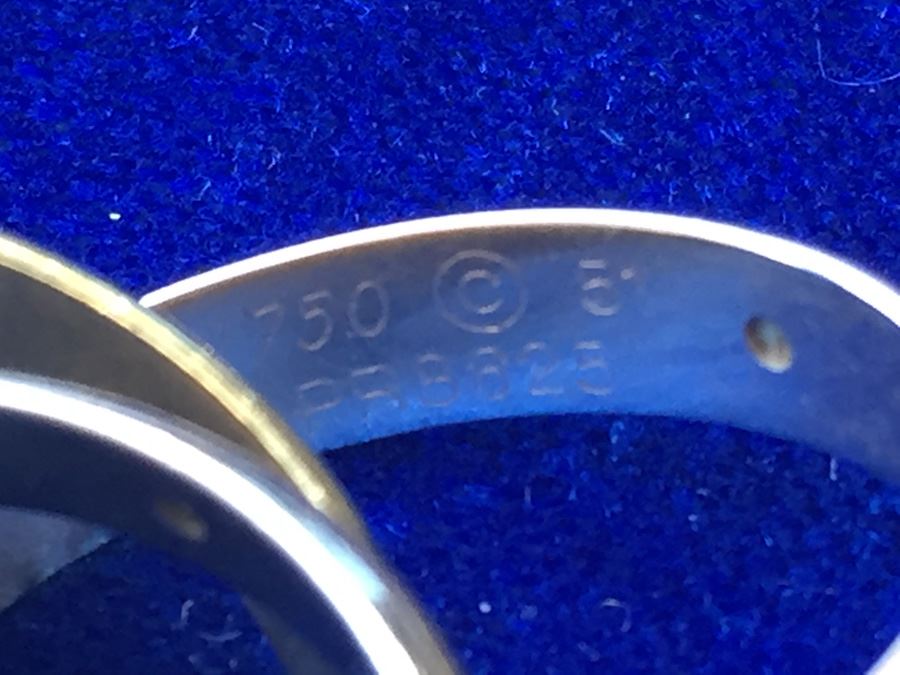 18k Gold Trinity De Cartier Size 6 Ring 10.7g Retails $2570 [Photo 14]