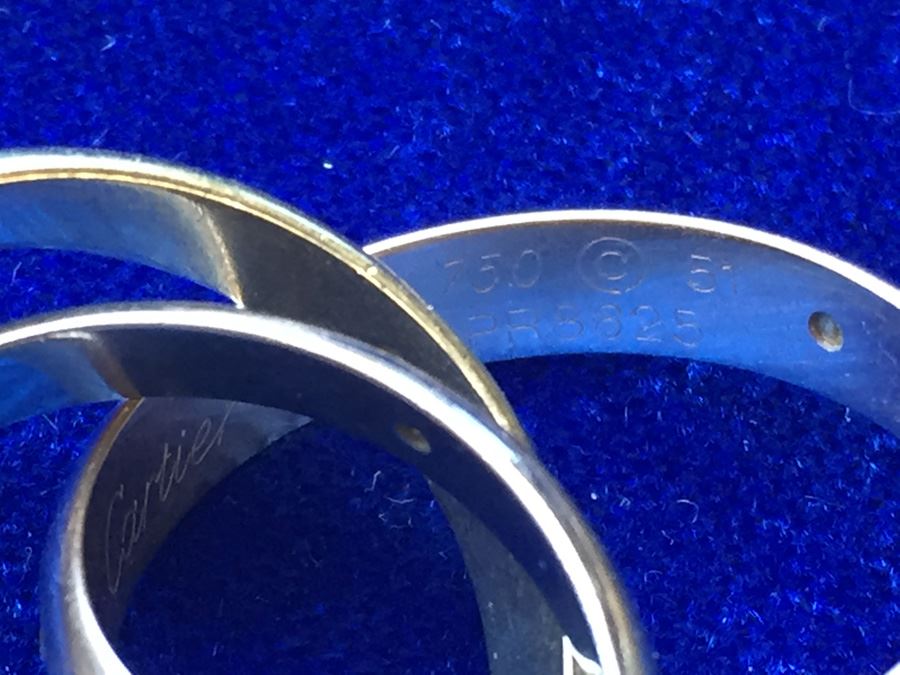 18k Gold Trinity De Cartier Size 6 Ring 10.7g Retails $2570 [Photo 13]