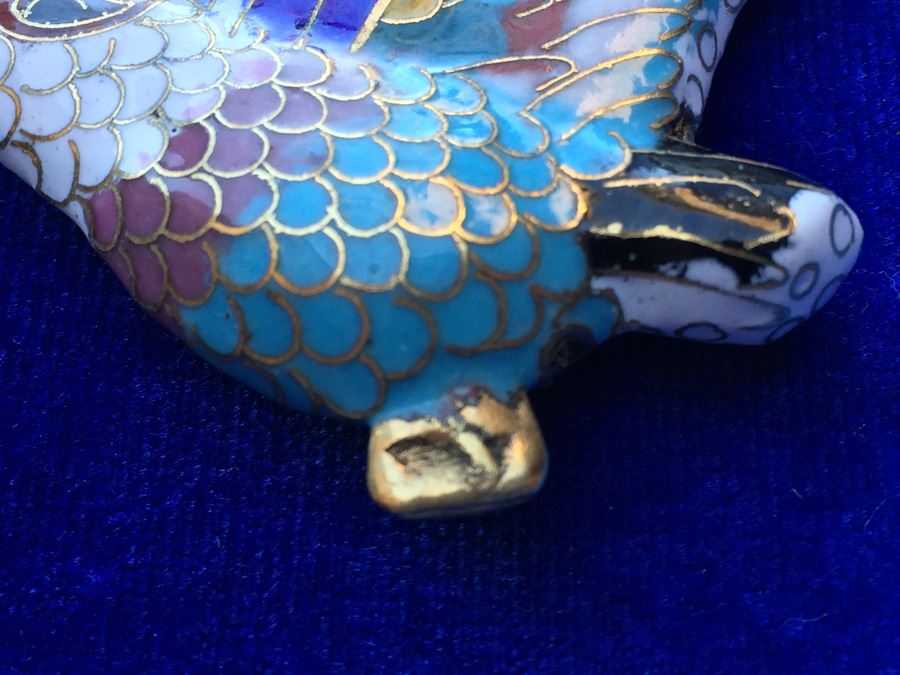 Cloisonné Hummingbird Pendant [Photo 3]