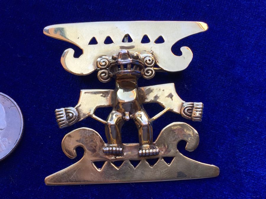 14k Gold Fertility Pendant Wt:20.1g [Photo 4]