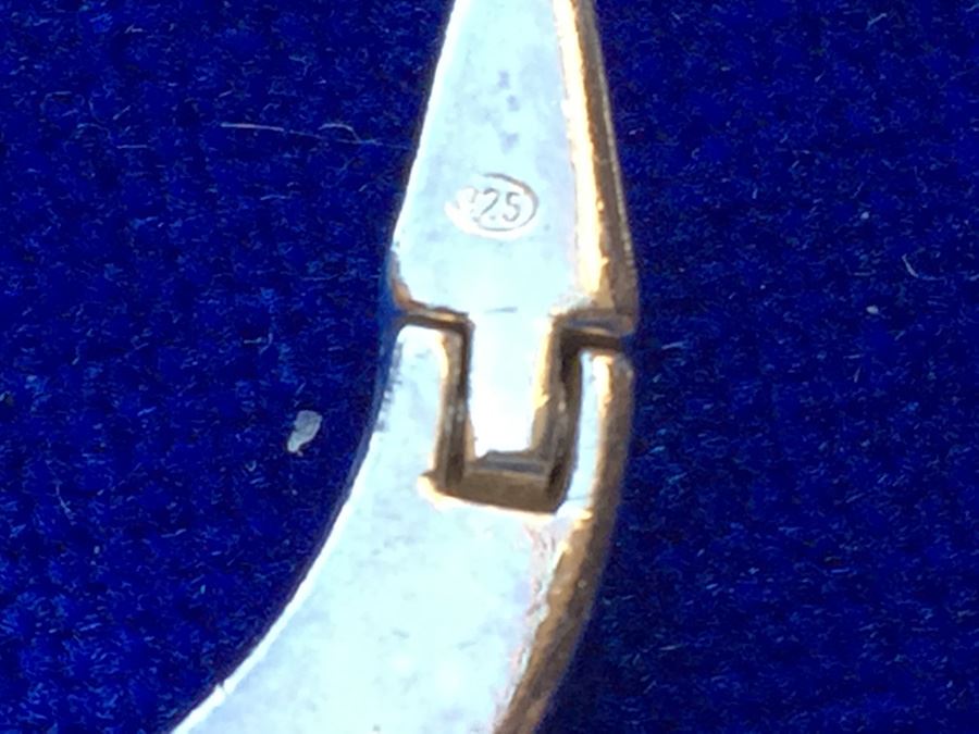 Sterling Silver Link Bracelet Signed JOA Wt:25.5g [Photo 3]