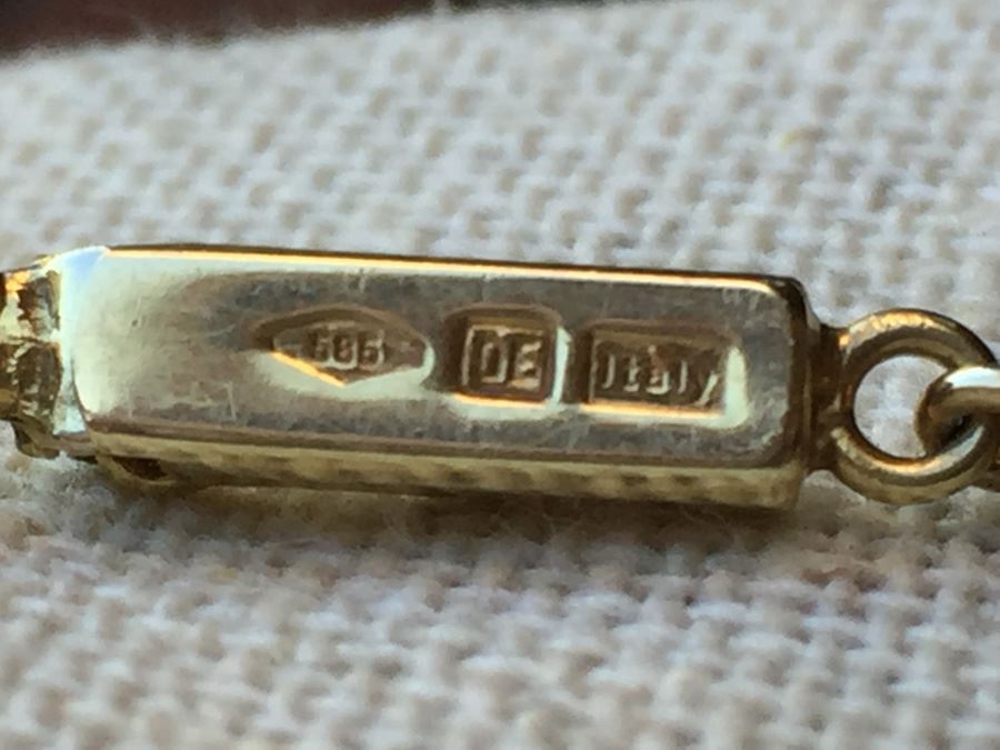 14k Gold Italian Herringbone Chain [Photo 9]