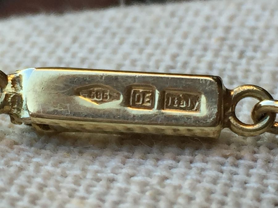 14k Gold Italian Herringbone Chain [Photo 10]