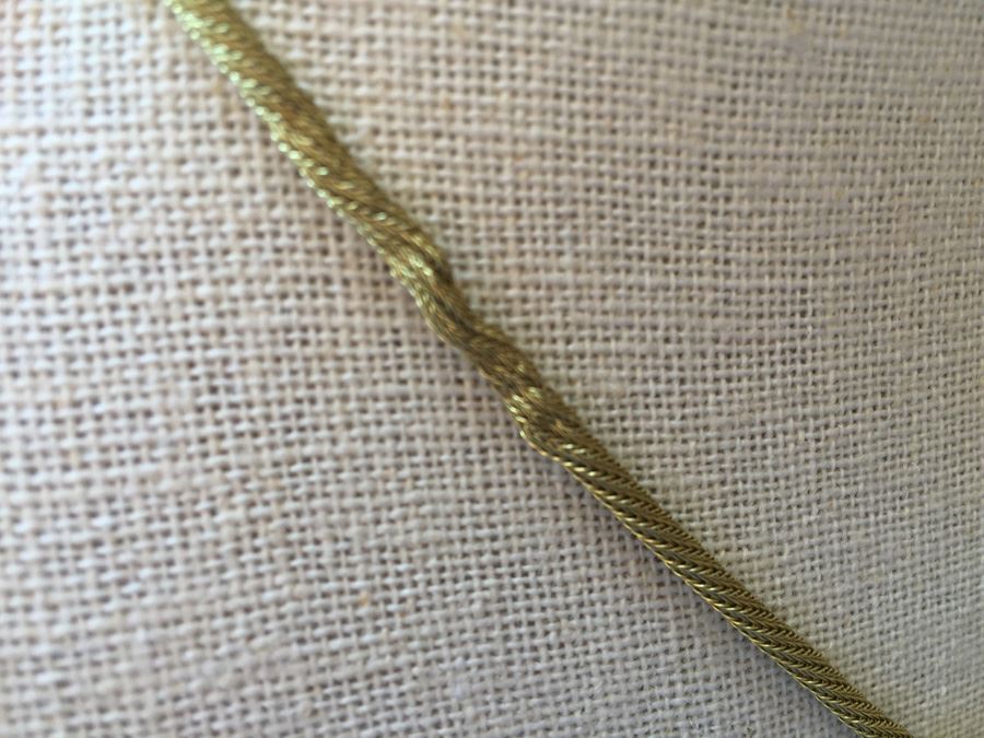 14k Gold Rope Necklace Wt:10.7g [Photo 4]