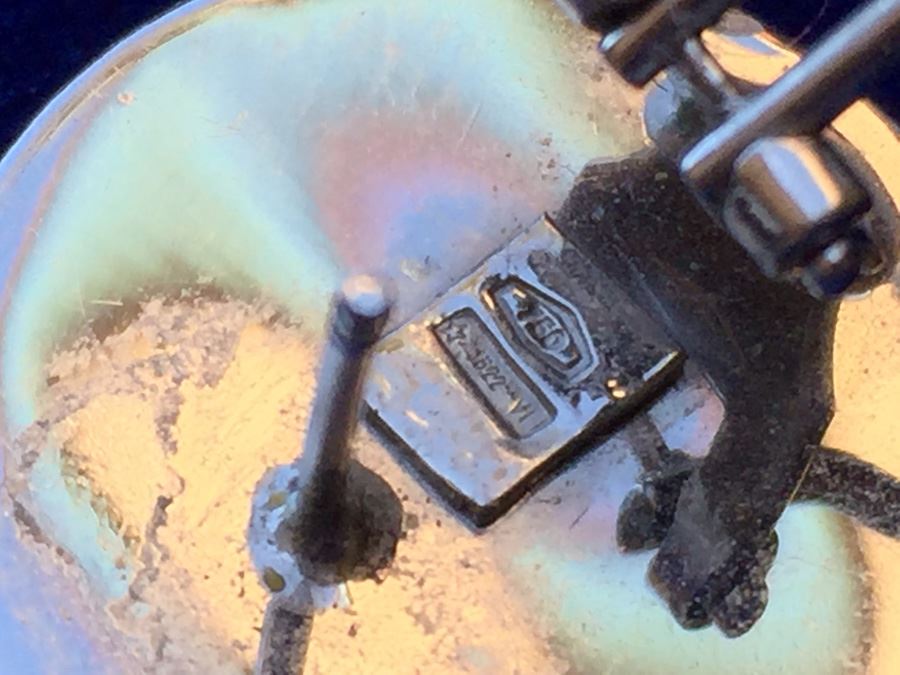 18k White Gold Button Style Earrings Wt:10.5g [Photo 11]