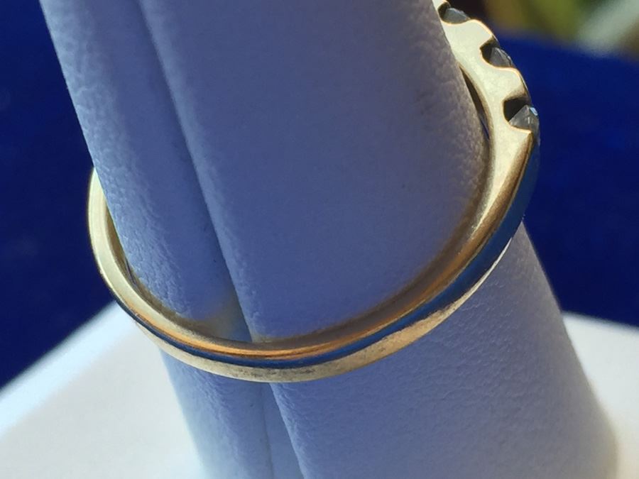 14k Gold Channel Set Diamond Ring Wt:2.4g [Photo 8]