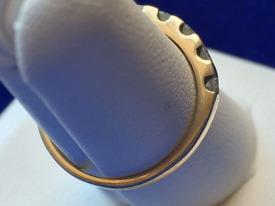 14k Gold Channel Set Diamond Ring Wt:2.4g [Photo 7]