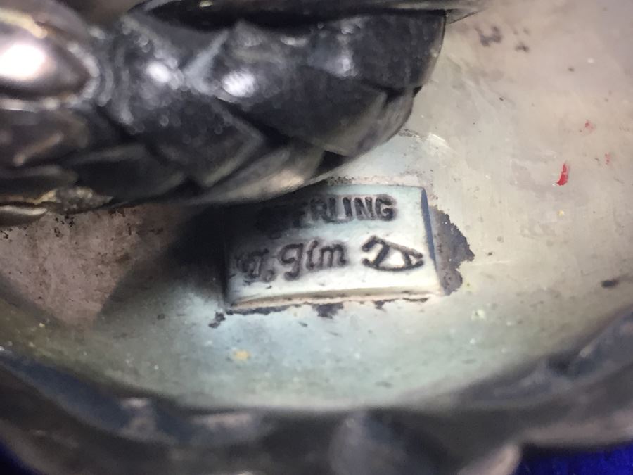 Sterling Silver Navajo Bolo by Jim Thomas Wt:41.2g [Photo 8]