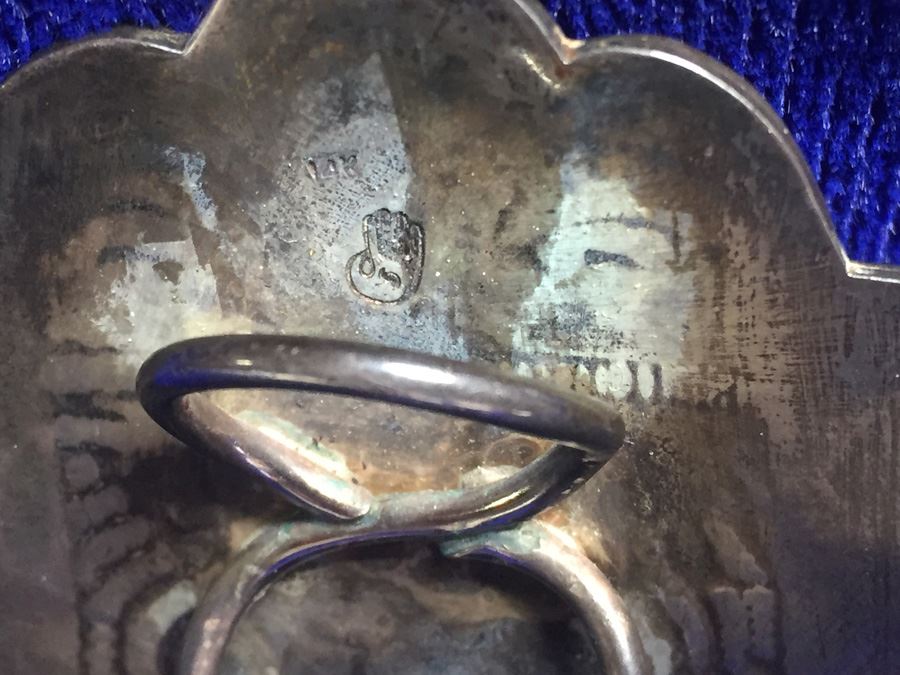 14k Gold & Sterling Silver Watson Honanie Hopi Bolo Wt:60.1g [Photo 15]