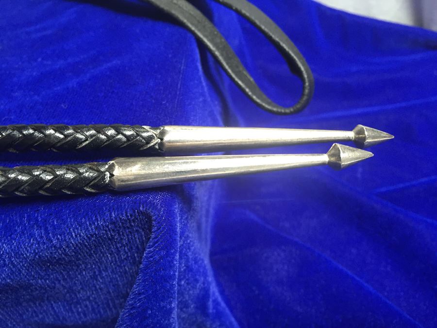 14k Gold & Sterling Silver Watson Honanie Hopi Bolo Wt:60.1g [Photo 8]