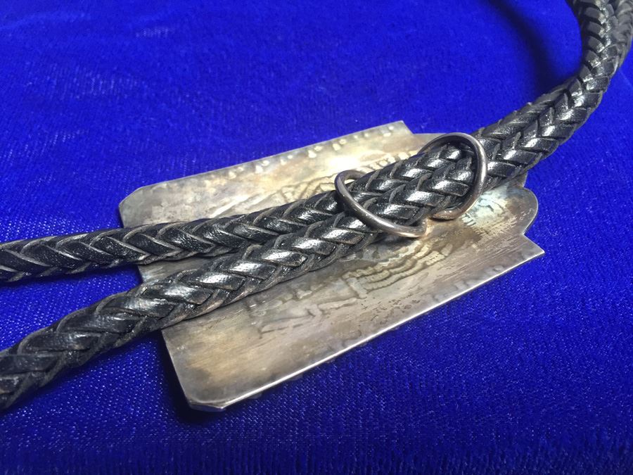 14k Gold & Sterling Silver Watson Honanie Hopi Bolo Wt:60.1g [Photo 10]