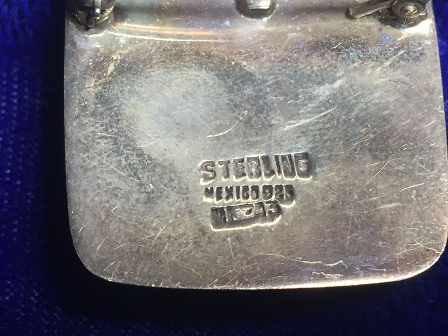 D. Maycotte Sterling Silver Designer Chocker Wt:44.1g [Photo 9]