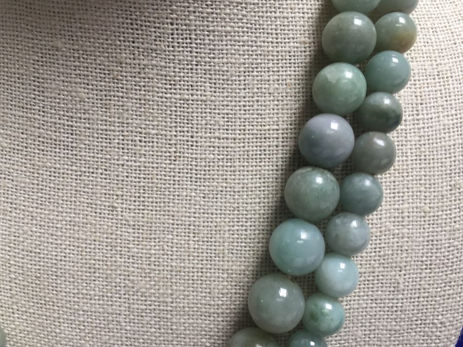 Beautiful Jadeite Continuous Necklace Wt:170g [Photo 7]