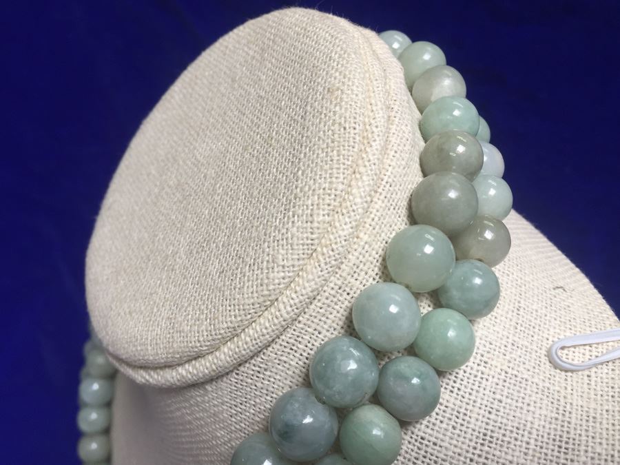 Beautiful Jadeite Continuous Necklace Wt:170g [Photo 11]