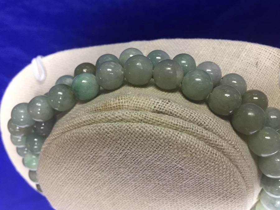 Beautiful Jadeite Continuous Necklace Wt:170g [Photo 8]