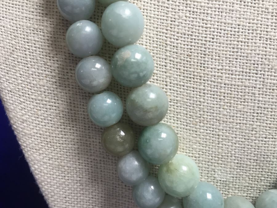 Beautiful Jadeite Continuous Necklace Wt:170g [Photo 5]
